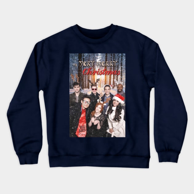 shadowhunters christmas Crewneck Sweatshirt by nathsmagic